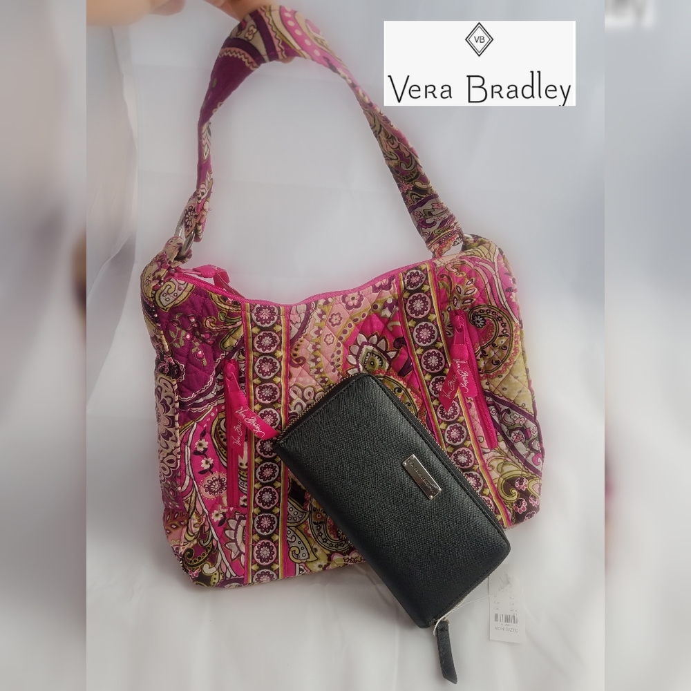 Bag Vera Bradley Bag & Zip Wallet SPC ☆ 2 PC BUNDLE